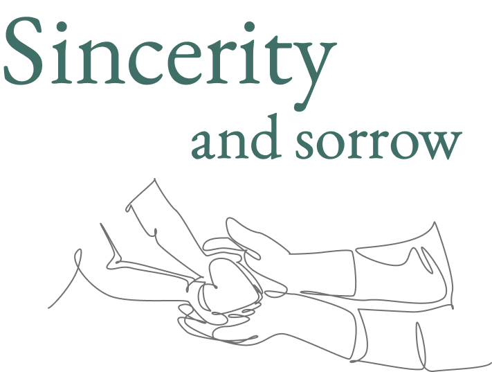 Sincerity and sorrow